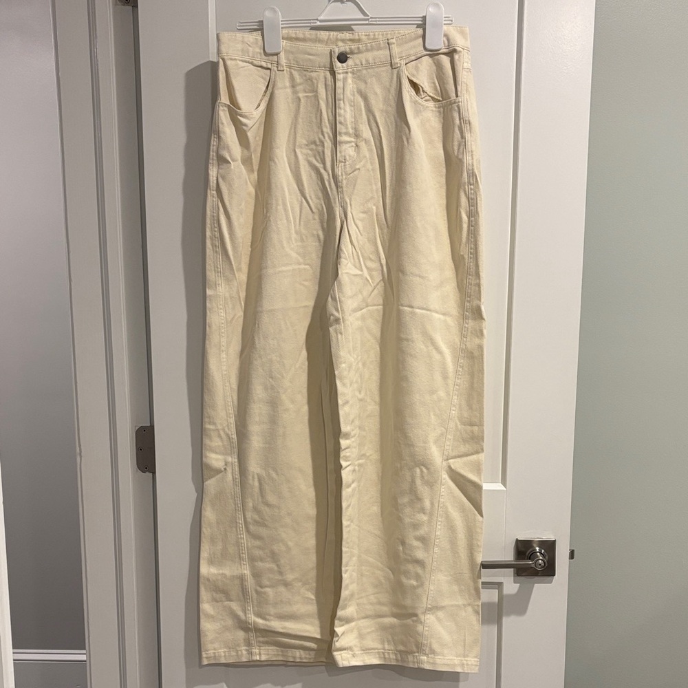 Double Zero Womens Wide Leg Jeans Large